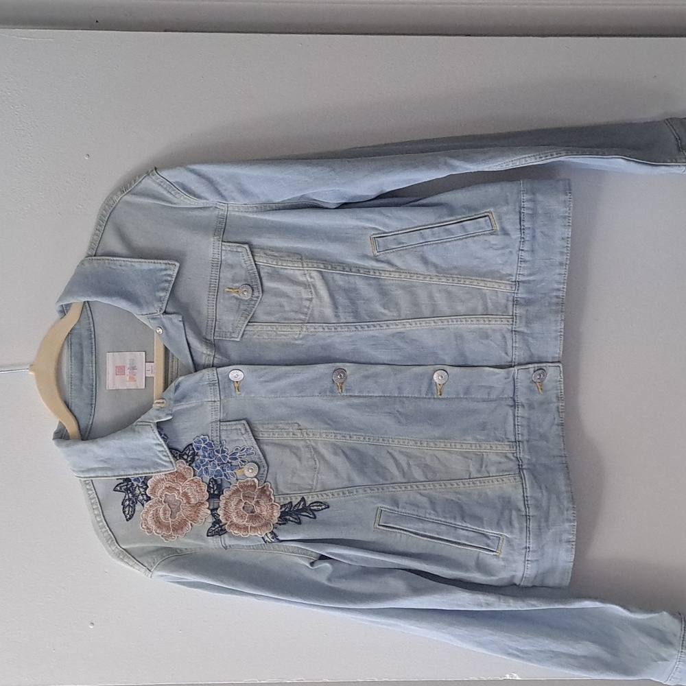 Lularoe Harvey Jean Jacket L
